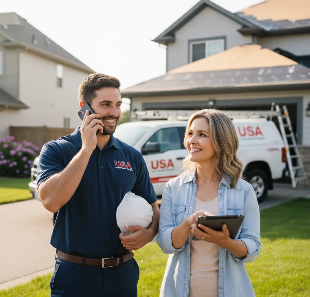 USA Roof Repair Experts customer support in Mukwonago